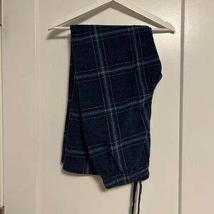 Perry Ellis Blue Plaid Lounge Pants